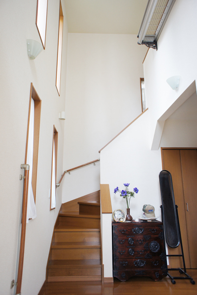 吹き抜けの開放感